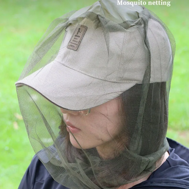 Sombrero de pesca antimosquitos – Malla transpirable ajustable unisex - imagen 4