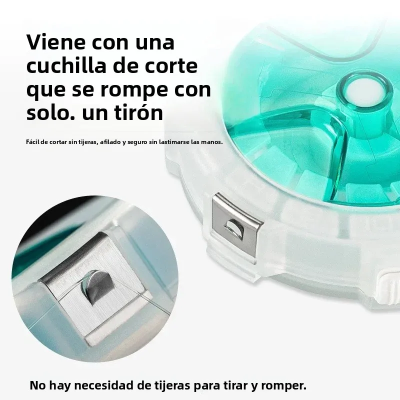 Herramienta de bobinado de línea principal de pesca con dispositivo antiinverso, hoja integrada, hebilla retráctil, caja de almacenamiento de sedal de pesca - imagen 3