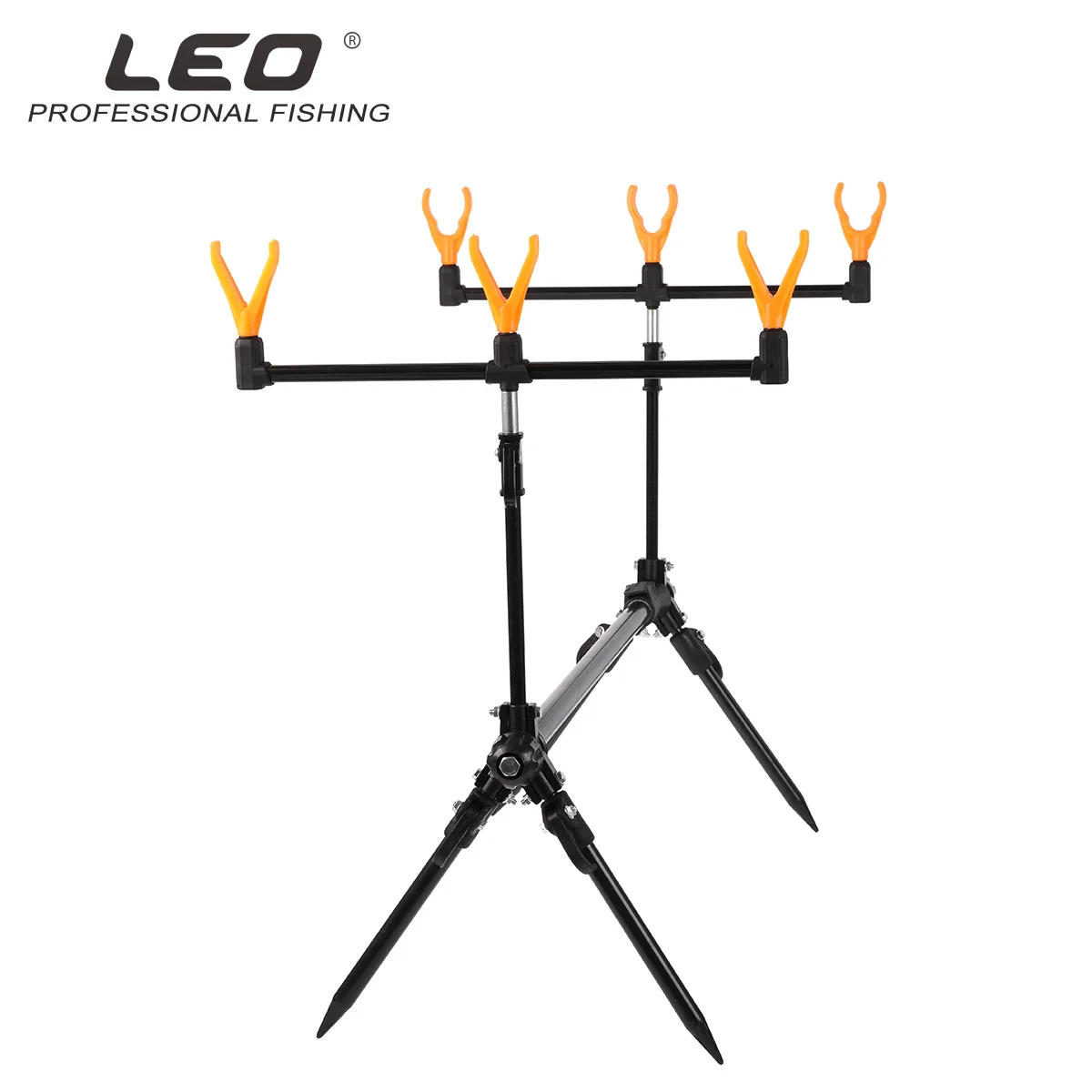 Soporte Telescópico Plegable para Cañas – 4 Patas, Alto Carbono