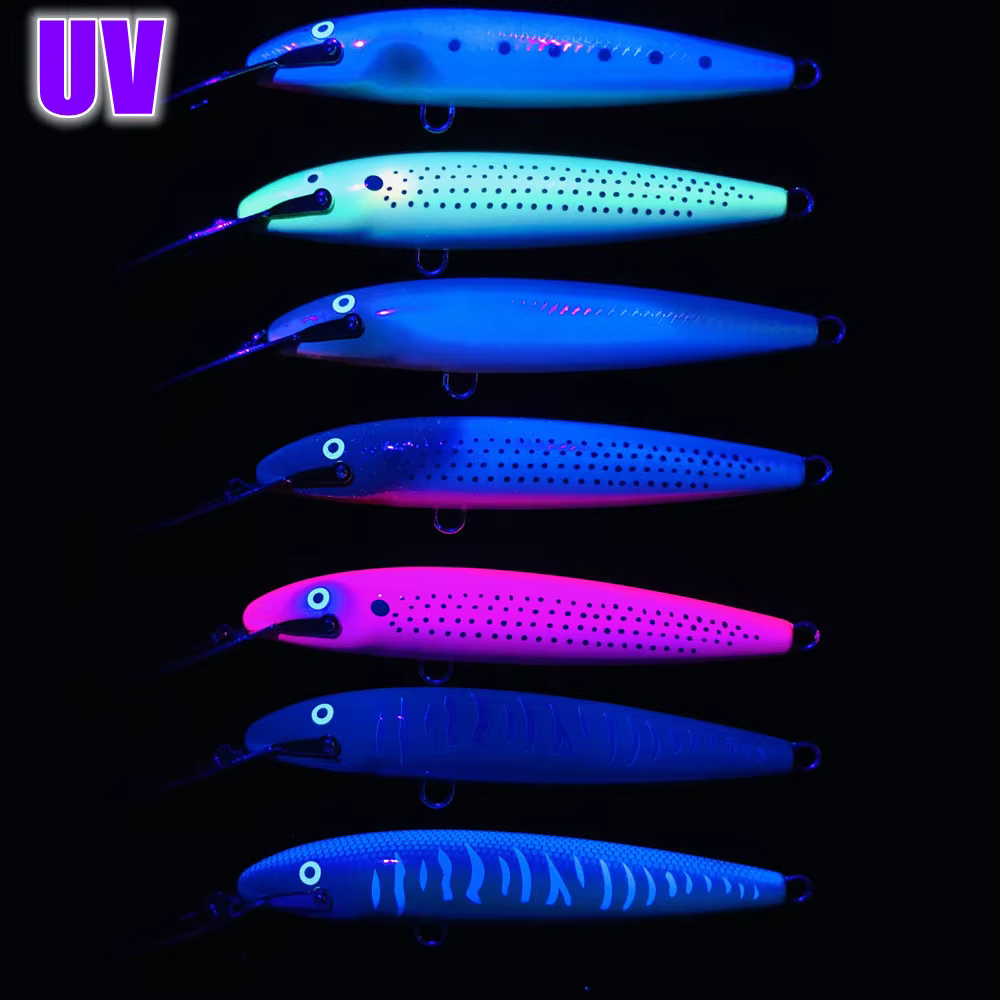 Magnum Wobblers señuelo curricán atún azul UV hundimiento cuenta atrás - imagen 4