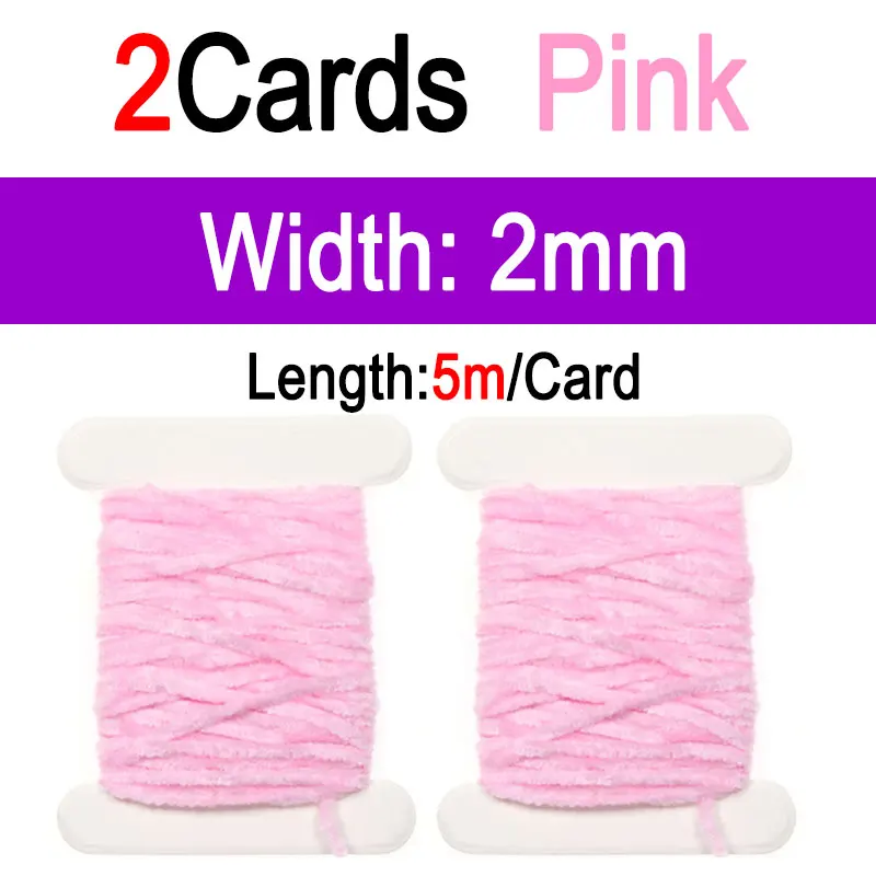 2pcs Pink 2mm
