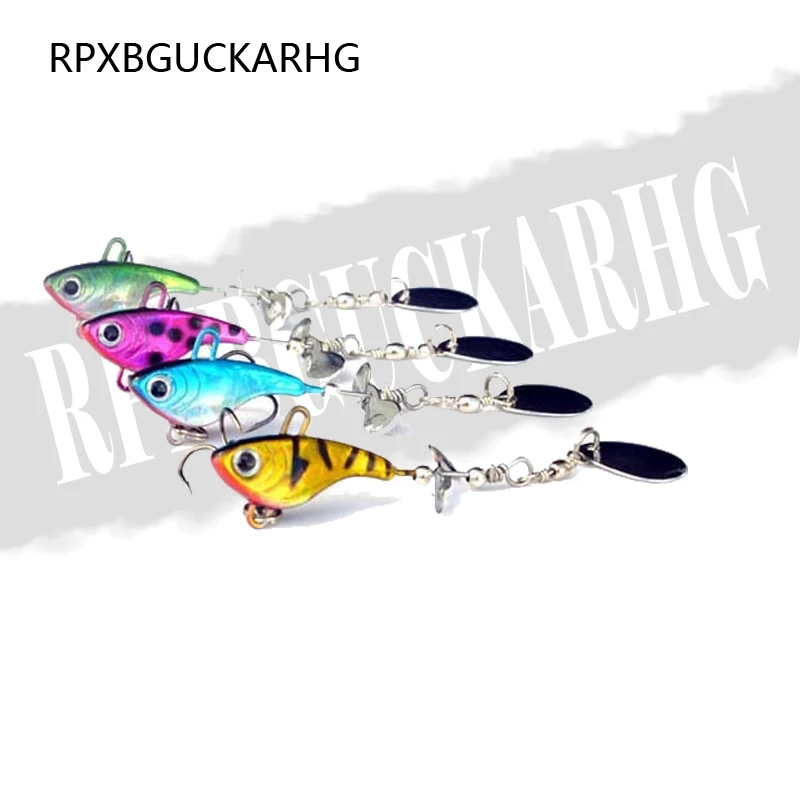 Señuelo de pesca VIB Spinner, 12g, agua hundida, Jigging de hielo con cuchara de Metal, vibración dura, aparejos de pesca Crankbait, 1 ud. - imagen 3