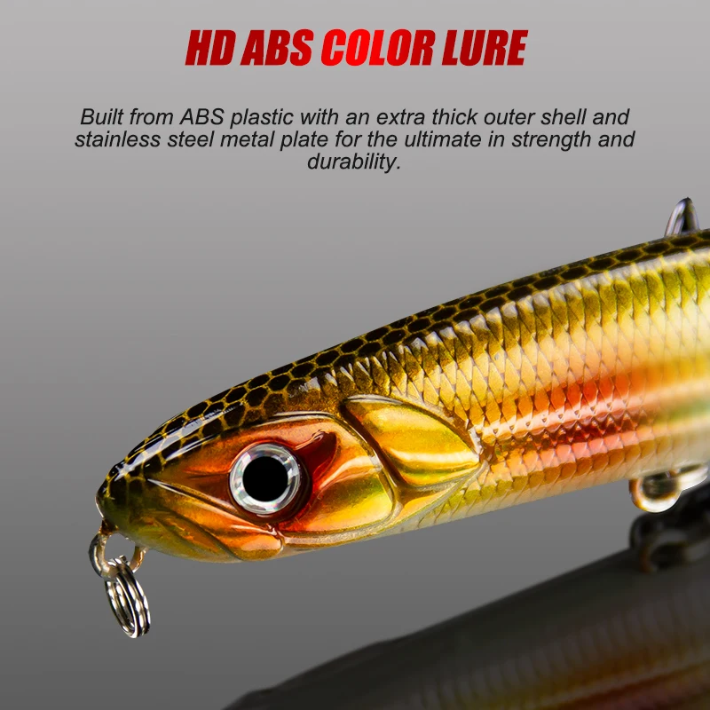 Banshee-señuelo de pesca que se hunde, cebo duro Artificial, 95mm, 18g, Stickbait, Wobblers para curricán, perca, Lucio, Crankbait - imagen 4