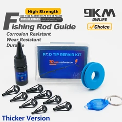 Kit reparación cañas pesca 9KM – Anillos cerámica agua dulce y salada