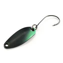 Countbass-Micro cuchara de pesca con un solo gancho coreano, tamaño 3/32oz 1/8oz, Señuelos de Pesca de trucha, salmón, Lucio