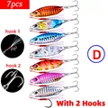 D-7pcs 2 hooks