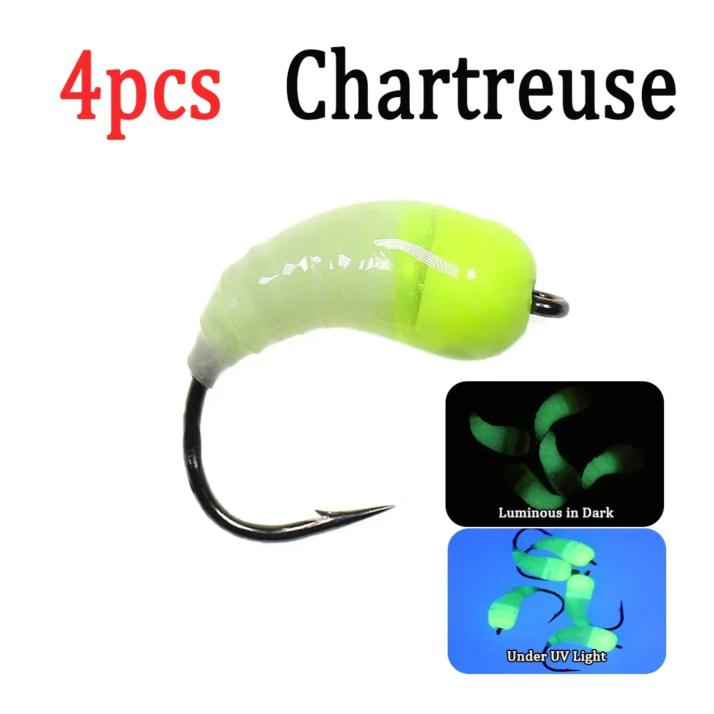 4pcs Chartreuse