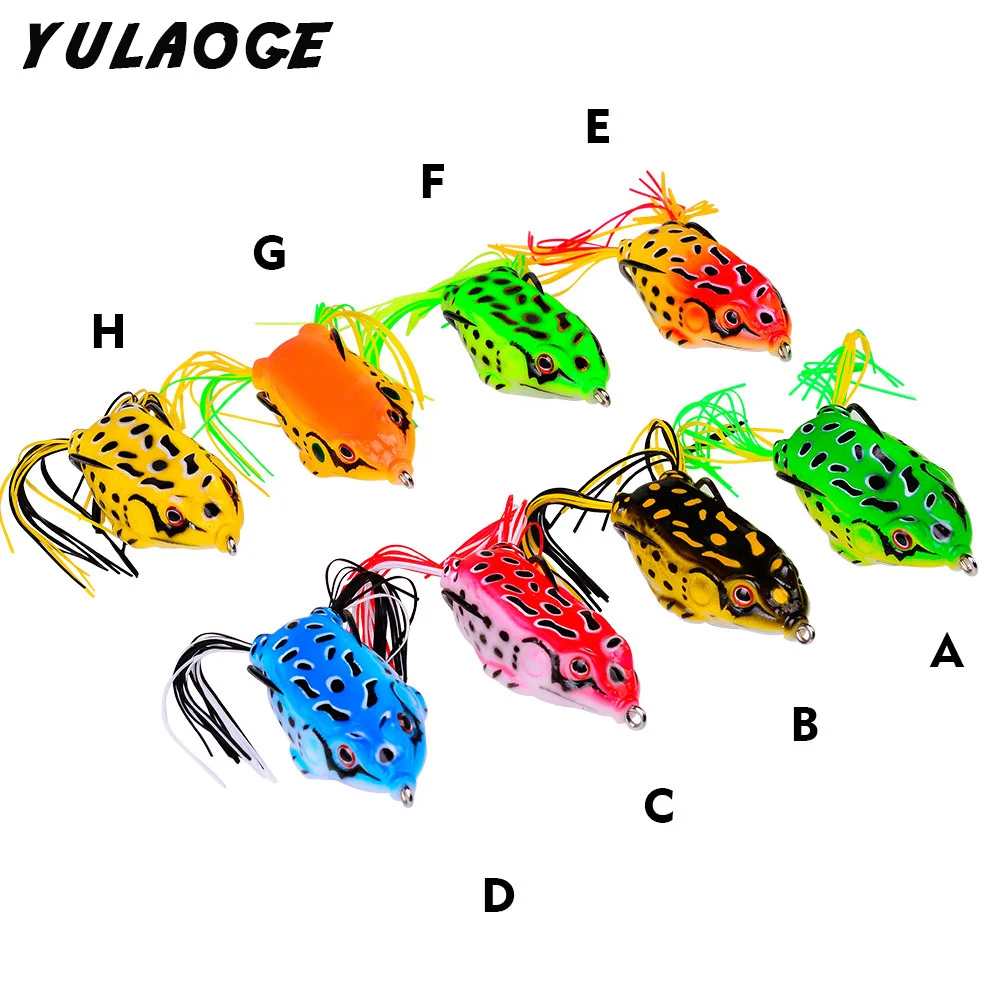 Señuelo de rana Artificial de 8,5/13G, señuelo de superficie superior suave, señuelo de pesca de rana Ray con anzuelos, equipo de pesca, cebo de arrastre - imagen 3