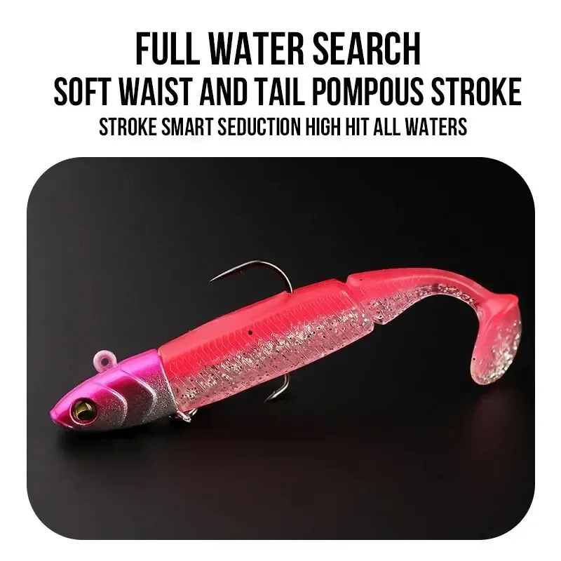 BRAVMACK Señuelos de silicona señuelos de cuchara de metal oscilantes adecuados para barracudas trucha y lubina - imagen 5