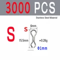 3000PCS Steel S