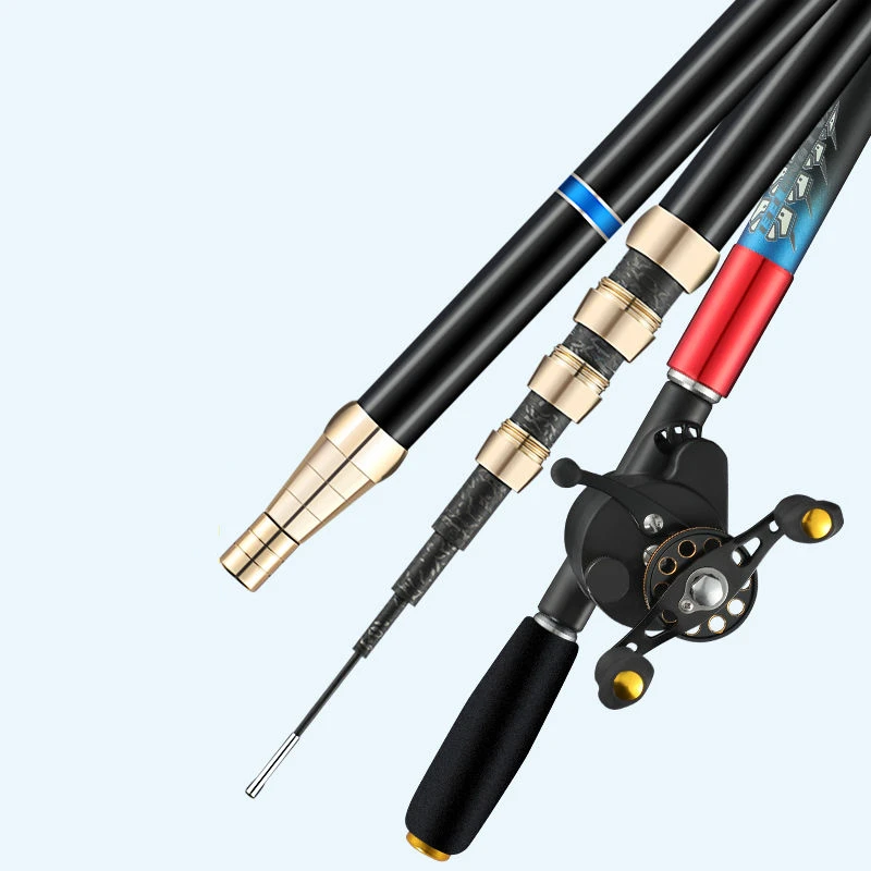 Caña de pescar hueca de posicionamiento múltiple 7H 19 Tune Super Hard Power Hand Rod High Carbon Short Section Fish Pole Canne a Peche - imagen 2