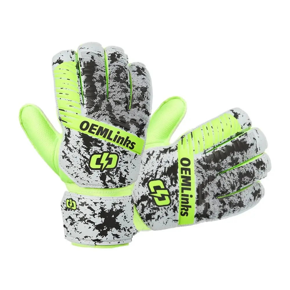 Guantes de fútbol resistentes al desgaste para niños, látex, antideslizantes, guantes de entrenamiento de portero, 6-10 excelentes guantes de entrenamiento de fútbol - imagen 4