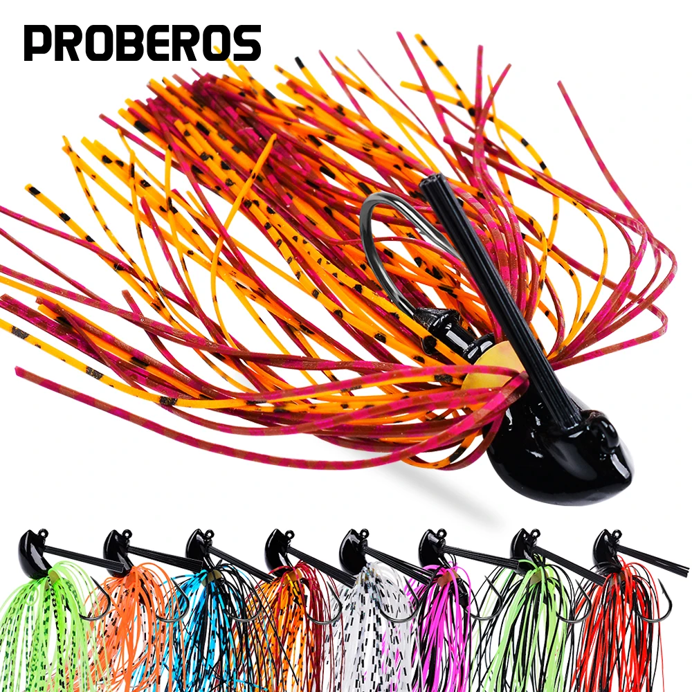 Proberos Swim Jigs Weedless – Cabeza de tungsteno para black bass - imagen 2