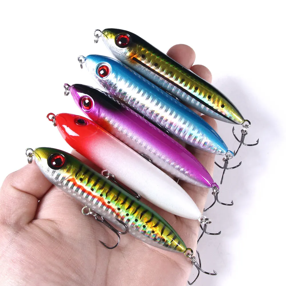 Wobblers de superficie tipo lápiz – Flotantes para lucio y carpa - imagen 3