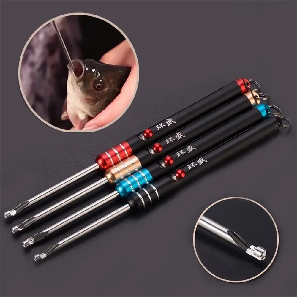 Extractor de desenganche de pescado retráctil, separador de anzuelos, herramientas de pesca portátiles, 1 Uds. - imagen 4