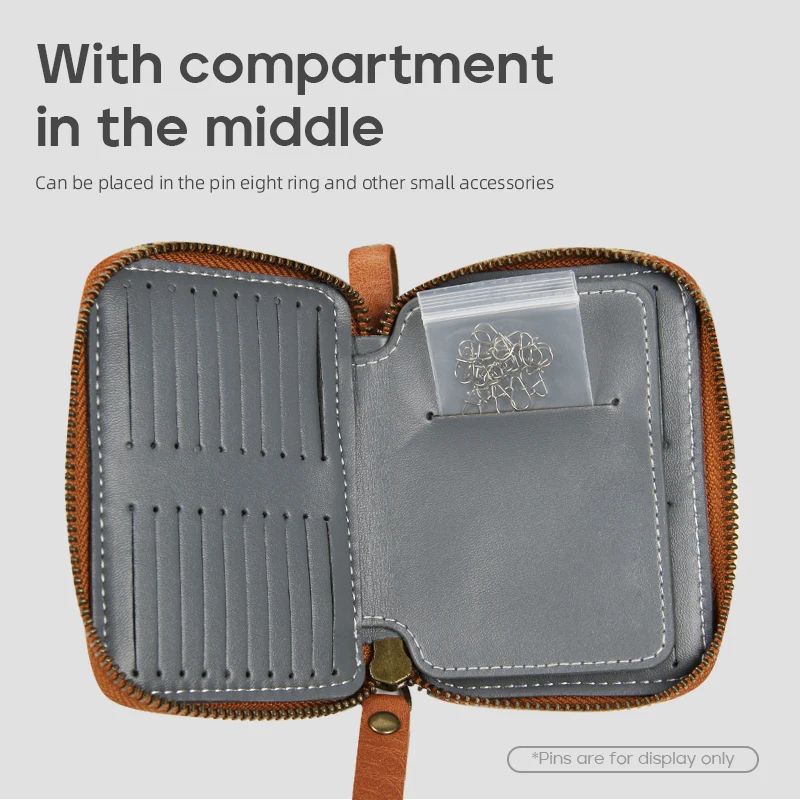 LETOYO 7,5*7,5 cm/11*7,5 cm cuchara señuelo bolsa portátil impermeable pesca señuelo bolsa PU cuchara pequeña cebo cartera - imagen 4