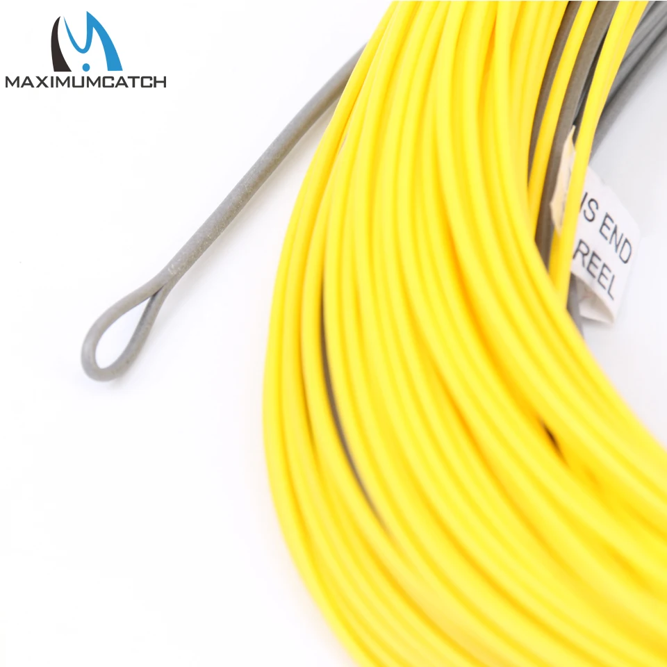 Línea de mosca para cortador de viento Maximumcatch WF flotante con bucles soldados delicado en el viento 100 pies 4-8WT línea de mosca de peso hacia adelante - imagen 3