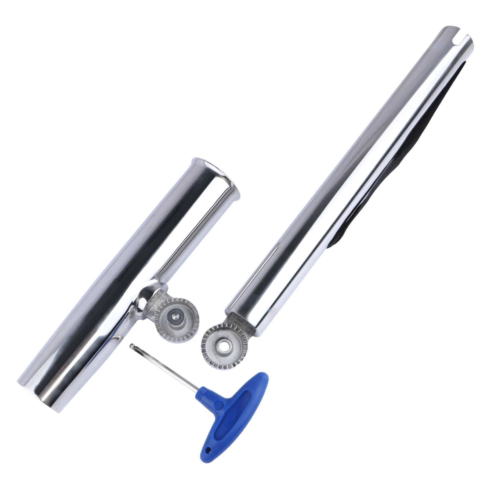Portacañas ajustable acero inoxidable – Outrigger plug-in marino - imagen 3