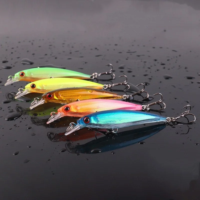 Señuelo de pesca láser Minnow movimiento bolas de acero ruidosas incorporado 5,5g 14g flotador señuelos artificiales cebo duro anzuelos de calidad 1 pieza en oferta - imagen 2