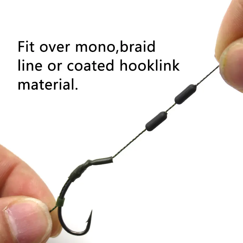 Accesorios de pesca de carpa, aparejos terminales de plomos de tungsteno, peso de anzuelos para aparejo de carpa, tamaño 0,07g, 0,09g, equipo, 9 unids/paquete - imagen 4