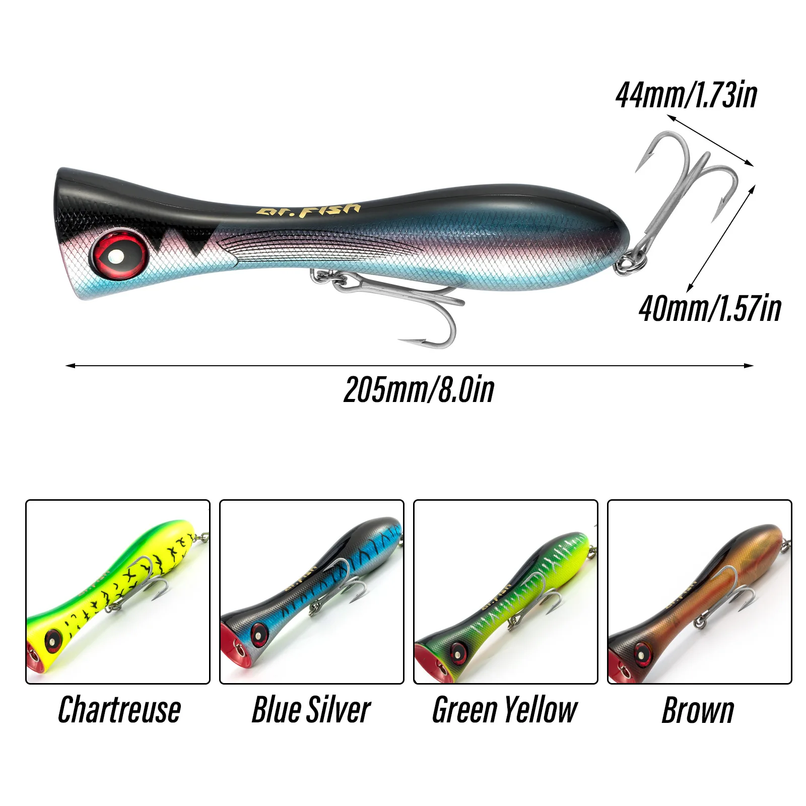 Popper de Surfcasting para gran juego – Atún, tiburón y dorado - imagen 2