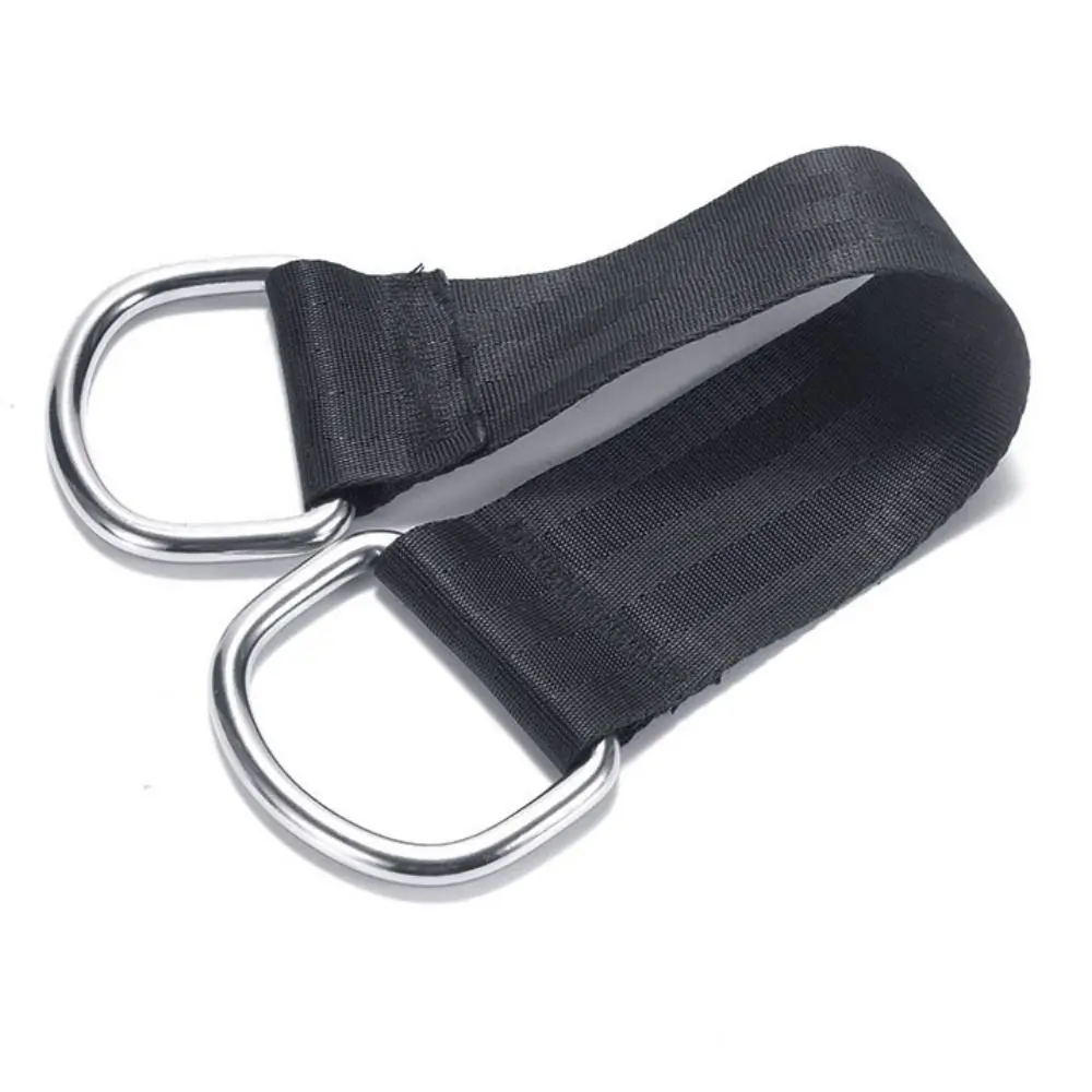 Nueva herramienta negra para correa de columpio para exteriores, correa multiusos resistente a desgarros, encuadernación de 33,5x6,5 cm con hebilla - imagen 2