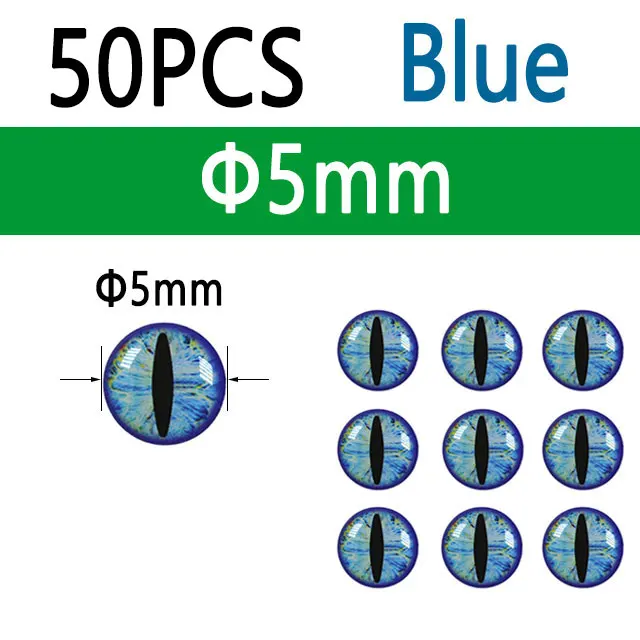 Blue 5mm 50pcs