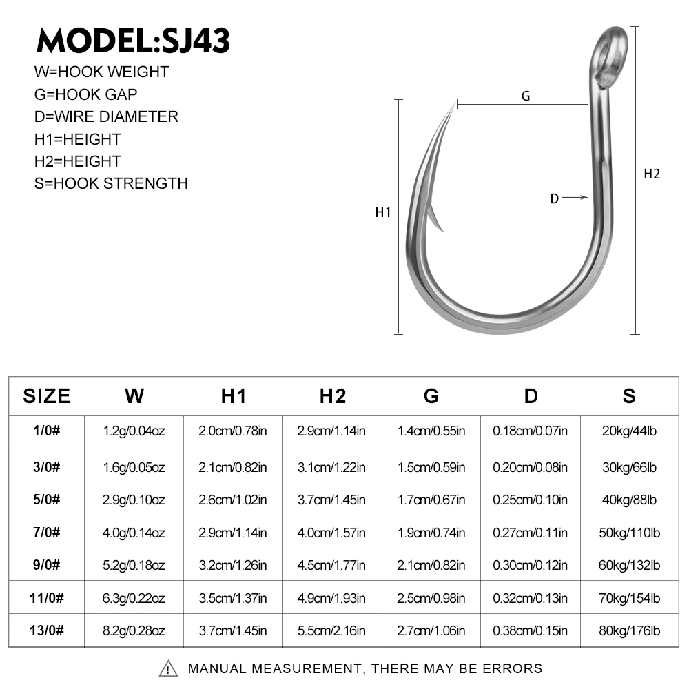 10 Uds PROBEROS ganchos resistentes de acero rico en carbono, ganchos afilados reforzados, ganchos de Jigging de agua salada de gran juego súper fuertes y profundos - imagen 5