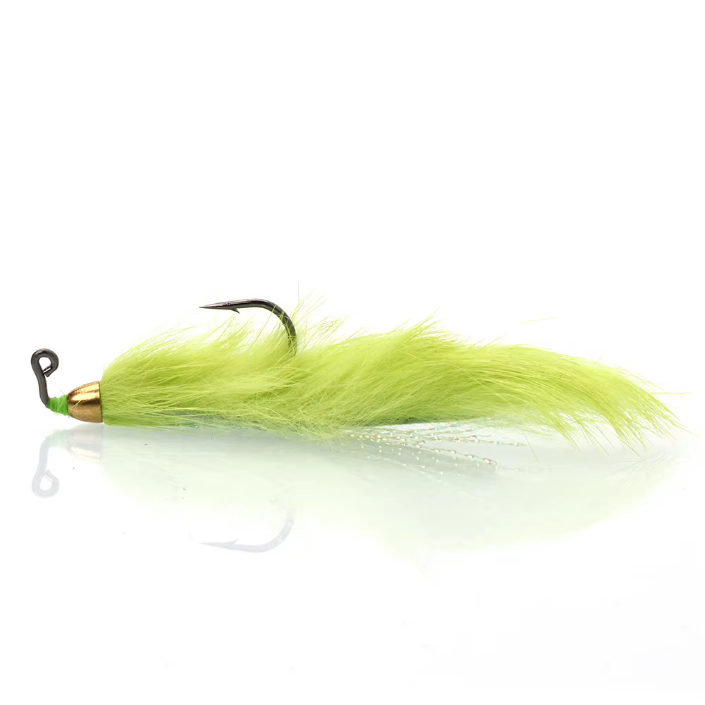 Moscas Conehead Zonker con tira de conejo – Jig head 90° para trucha - imagen 5