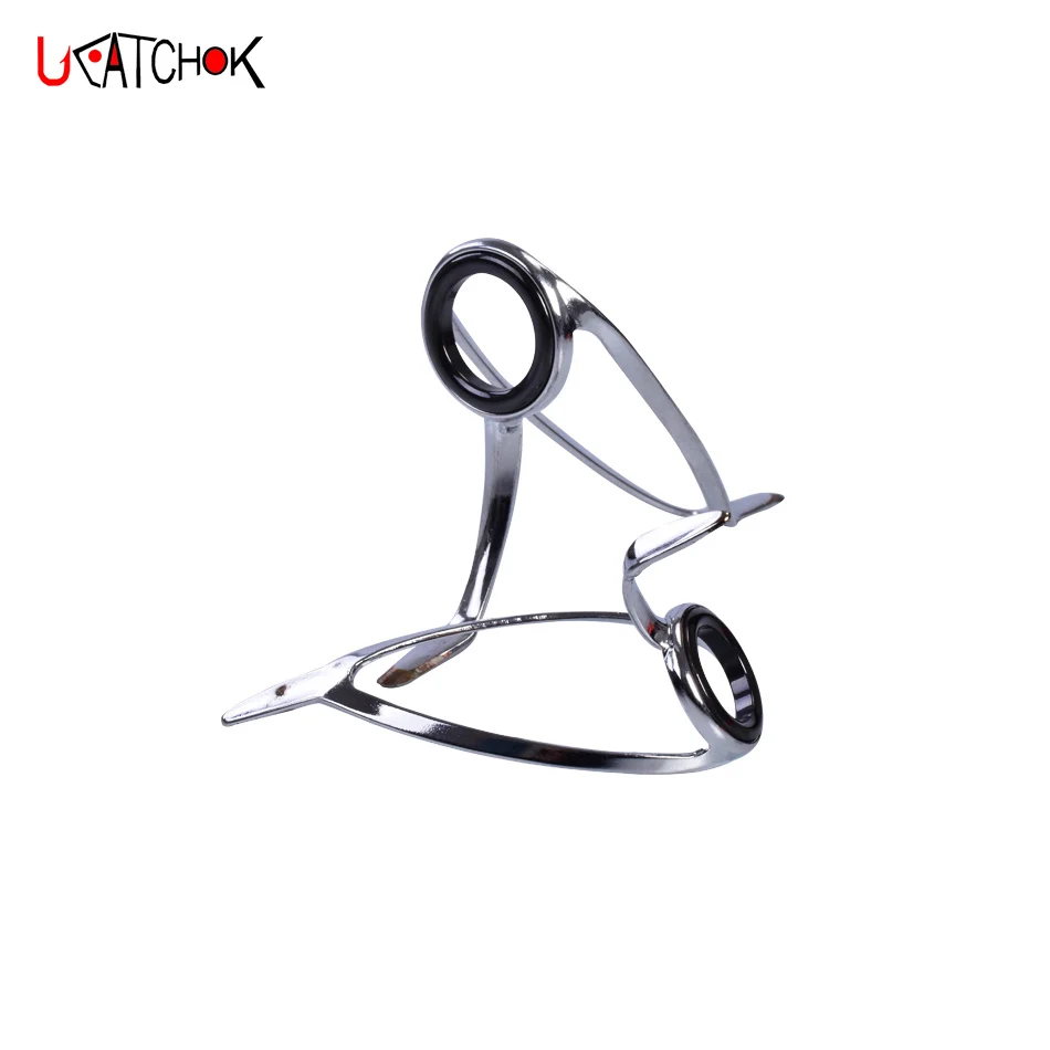 Barra de Surf con soporte CR para barco, barra de Jigging, anillo de guía de acero inoxidable, varilla de juego grande, pieza de accesorios de Versión mejorada, 8 piezas/Kit - imagen 5