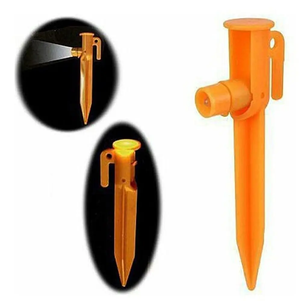 Lote de herramientas de playa LED supervivencia edificio al aire libre viaje viajar 15cm iluminar tienda de campaña clavo Peg - imagen 3