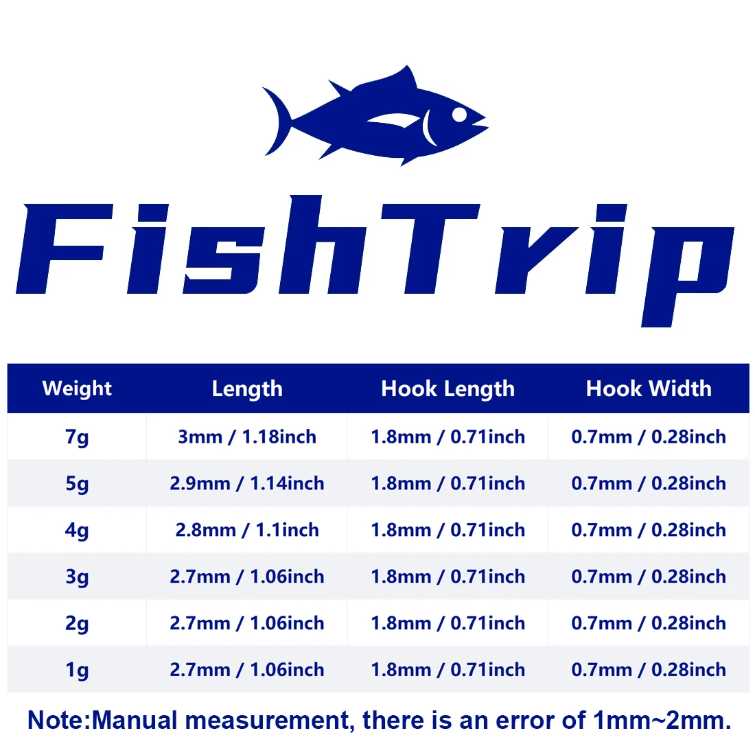 Ganchos de cabezales de plantilla FishTrip con ojos liminos 3D, 10 Uds., cabezas de plantilla de ojo de guapa ponderadas para trucha, anzuelos de lubina para señuelo suave - imagen 2
