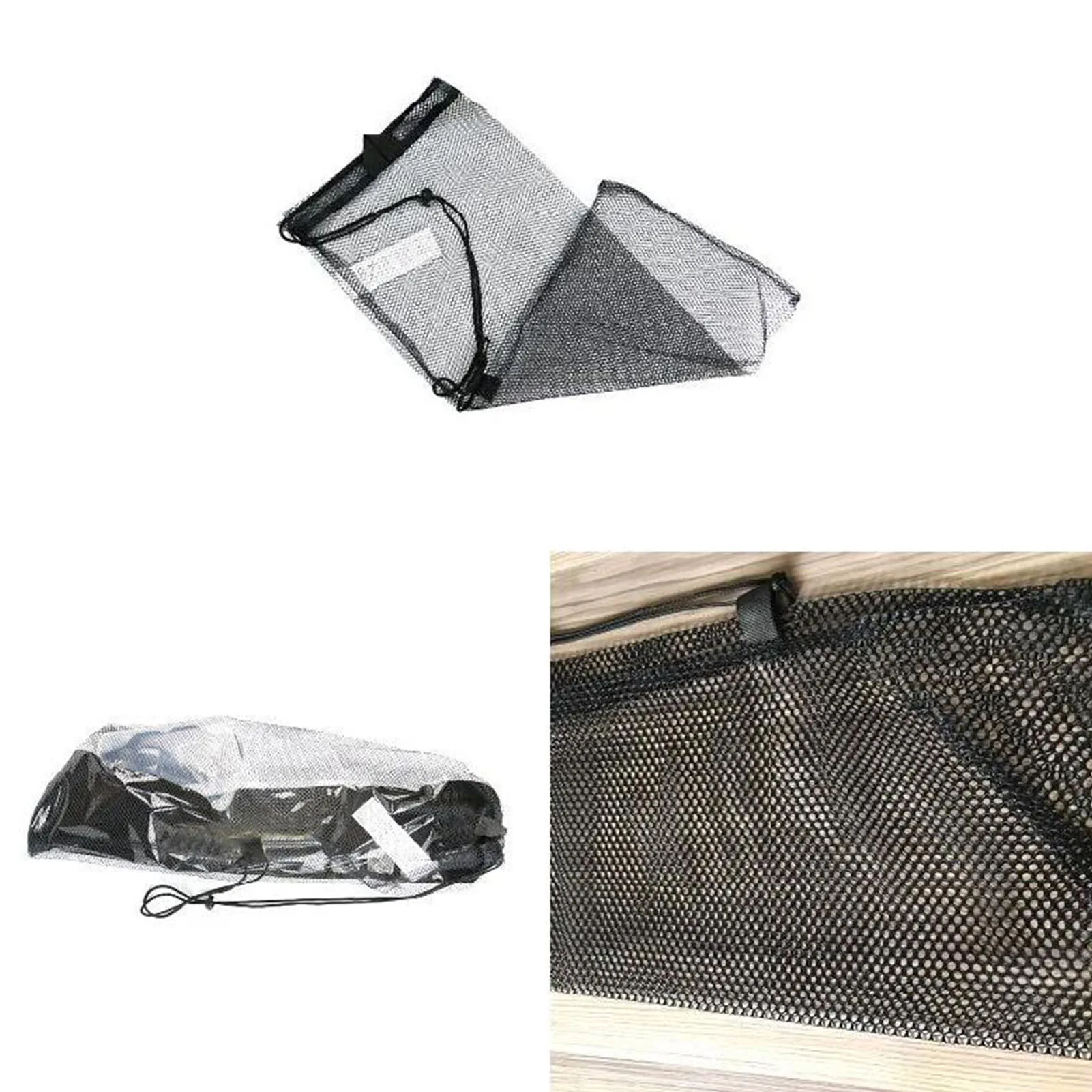 Bolsa de malla con cordón para buceo snorkel uso subacuático - imagen 3