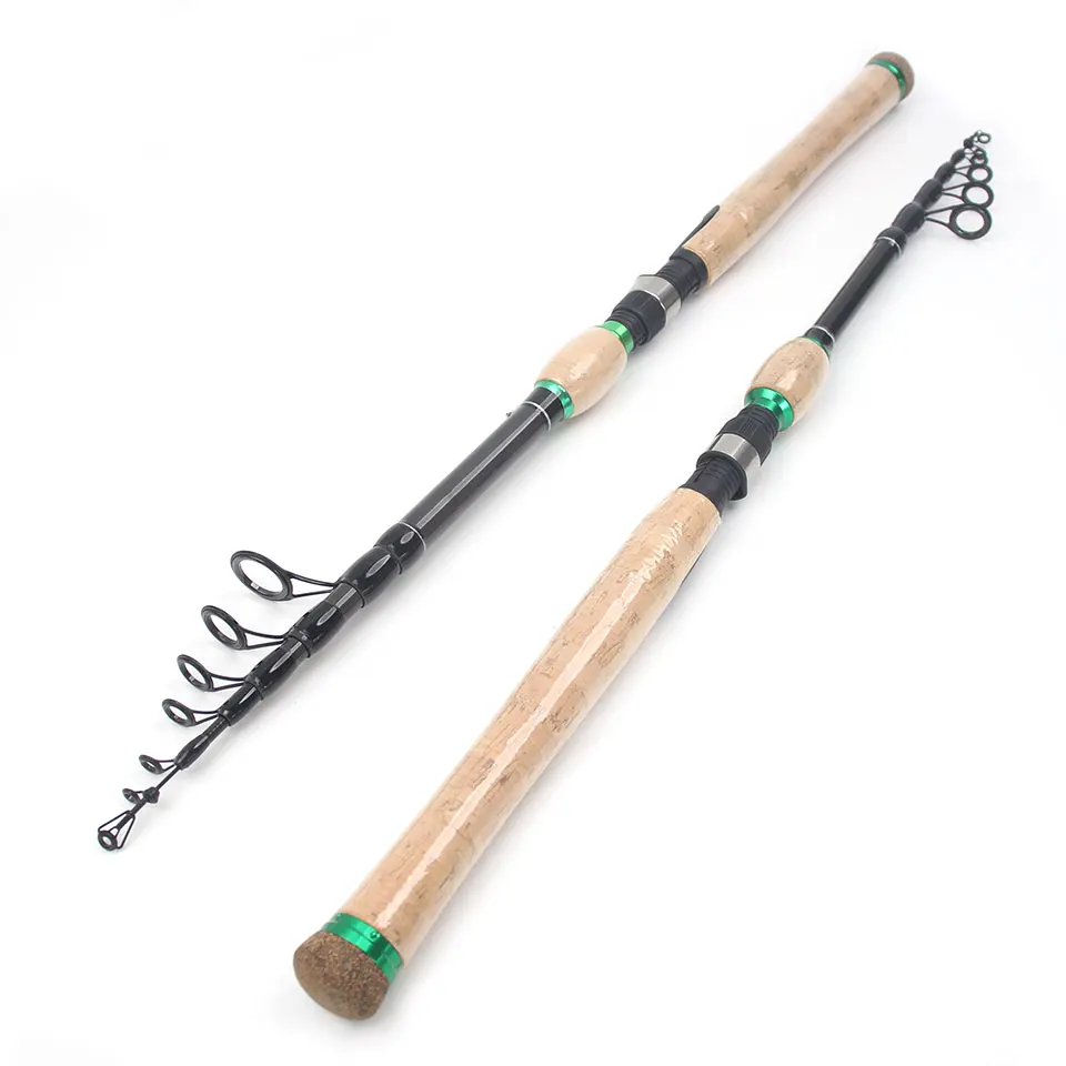 La caña de pescar de viaje definitiva, con su diseño telescópico ultracompacto, es el compañero perfecto para sus viajes de mochilero. - imagen 4