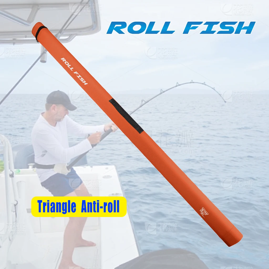 ROLLFISH Bolsa portátil para caña de pescar impermeable carcasa dura