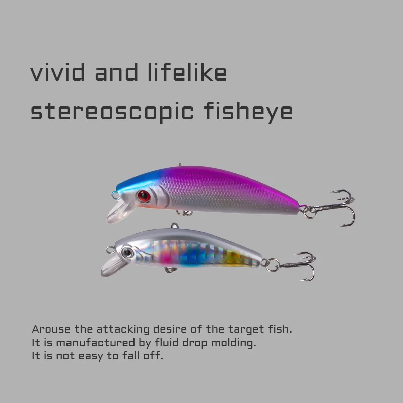 5 uds Minnow 7g 8g caja de señuelos de pesca de agua flotante Set Swimbait para cebo falso de plástico duro de largo alcance con caja - imagen 4