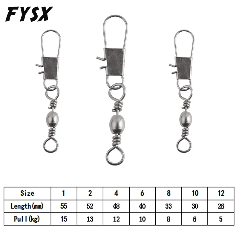 Conector giratorio en forma de B para caña de pescar, 50 piezas, accesorios, anillo con salpicaduras - imagen 4