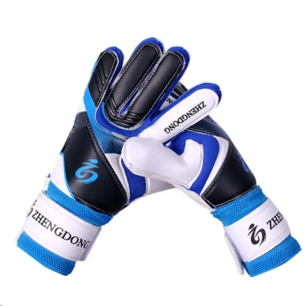 Guantes de fútbol resistentes al desgaste, antideslizantes, excelentes guantes de entrenamiento de portero, guantes de entrenamiento de fútbol coloridos de látex grueso - imagen 4