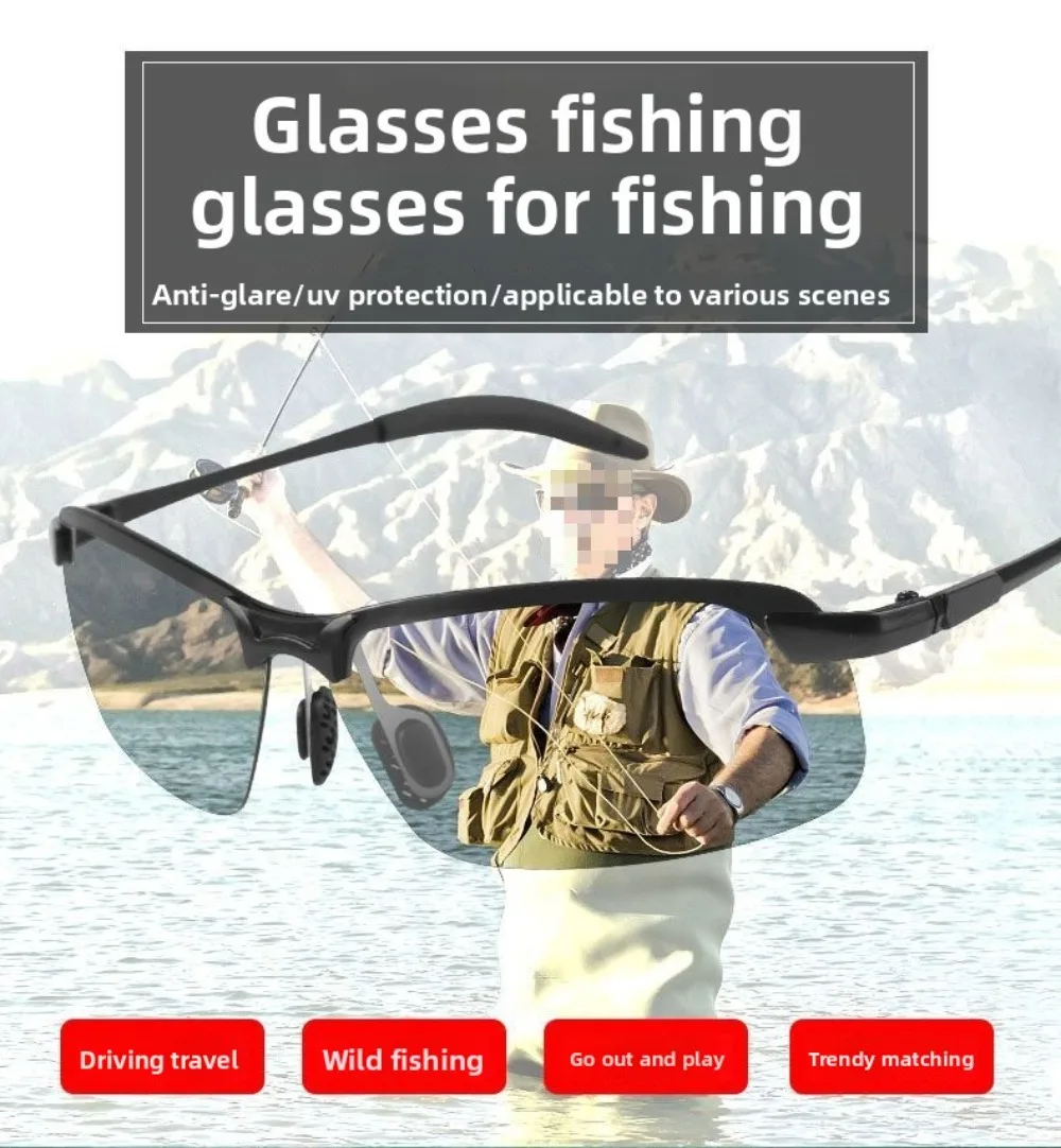 Gafas en uso en entorno marino