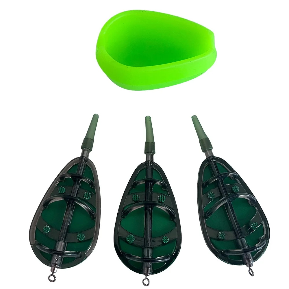 TAKEDO-Juego de lanzadores de cebo, alimentador de carpa, método de pesca, alimentador y Molde, juego de aparejos de pesca de carpa, 20G, 30G, 40G, 50G, 60G - imagen 3