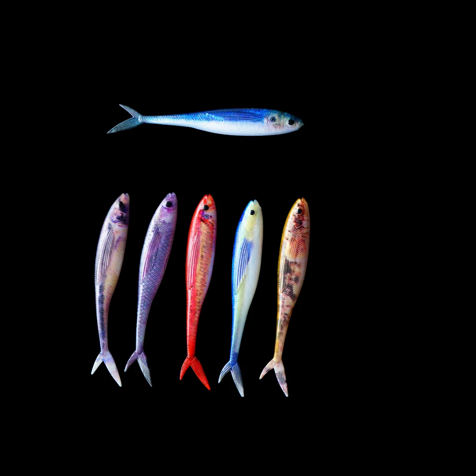 1 Uds. Cebos de criatura 3D 125mm 11g cebo suave de pesca depredador pesca de Lucio accesorios de pesca - imagen 2