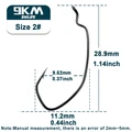 Size 2  Gap 9.5mm