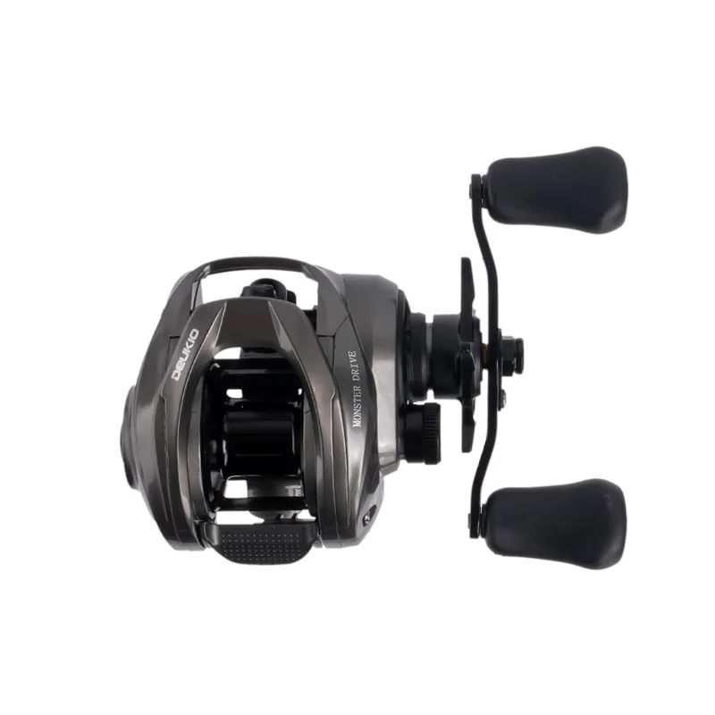 DEUKIO-carrete de pesca ultraligero para Baitcasting, relación de engranaje 7,0:1, agua salada, 5 + 1BB, 8KG, doble potencia de arrastre, agua dulce, 1 ud. - imagen 4