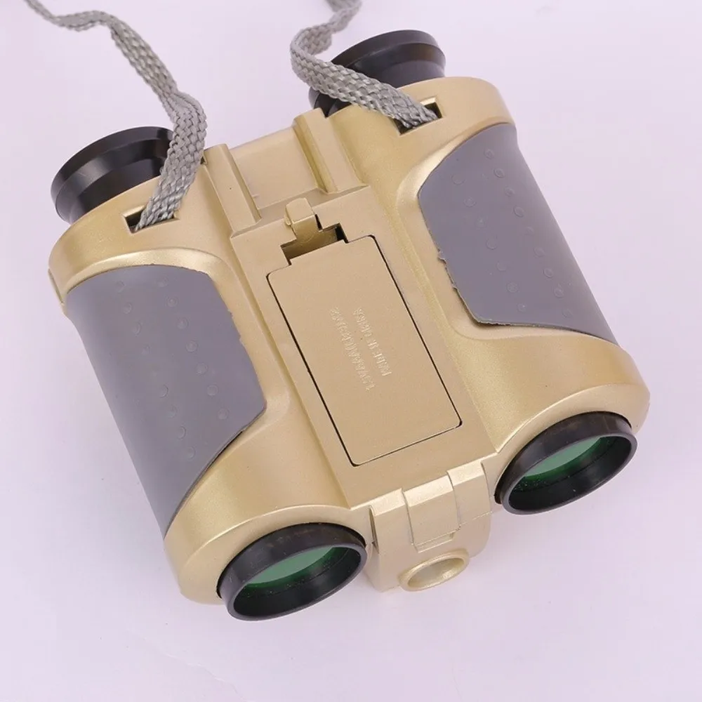 Telescopio Binocular portátil ABS con aumento de "4x30", binoculares de visión nocturna, diseño emergente con correa para el cuello, telescopio plegable