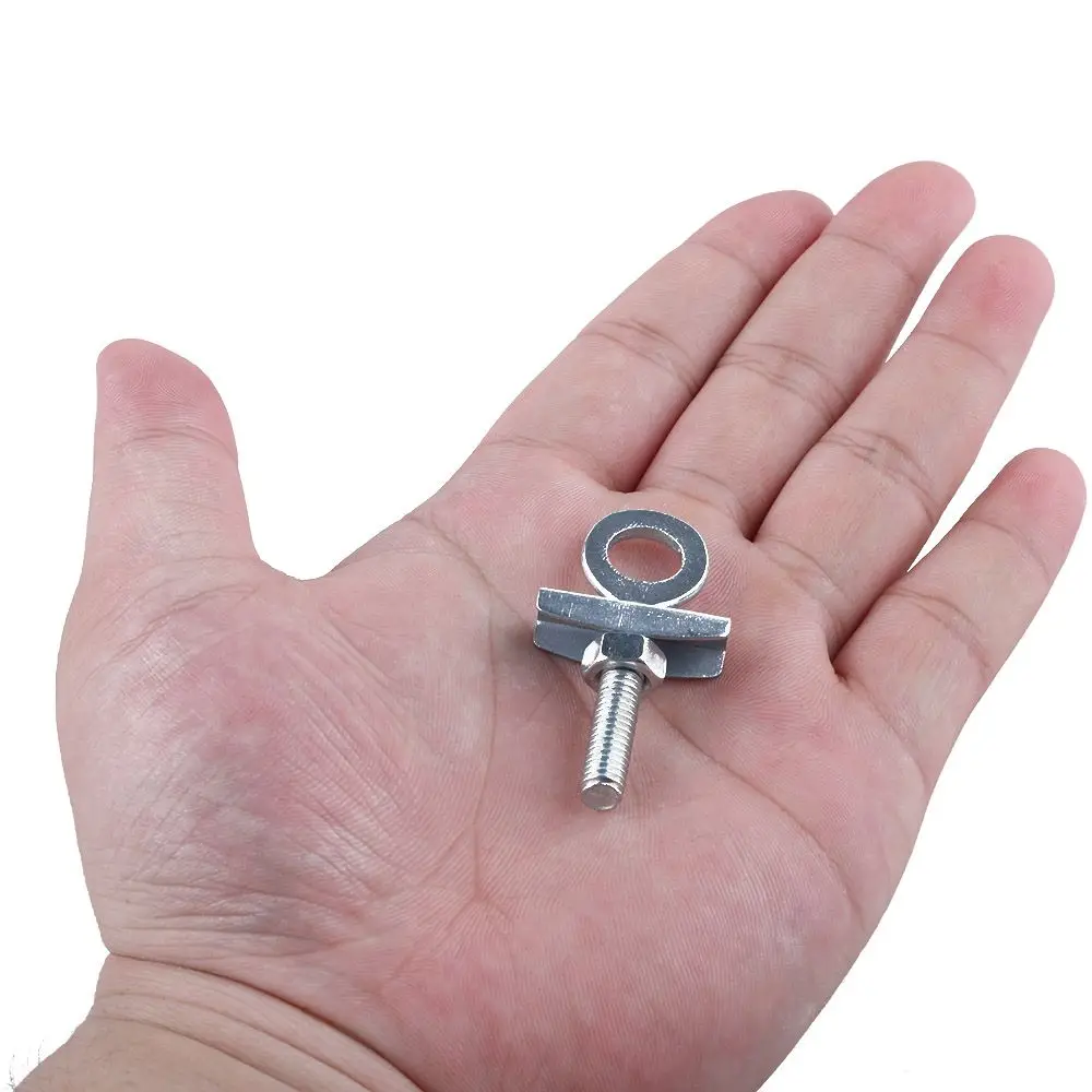 Tensor de cadena BMX ajustable plateado para marcha única fija - imagen 2