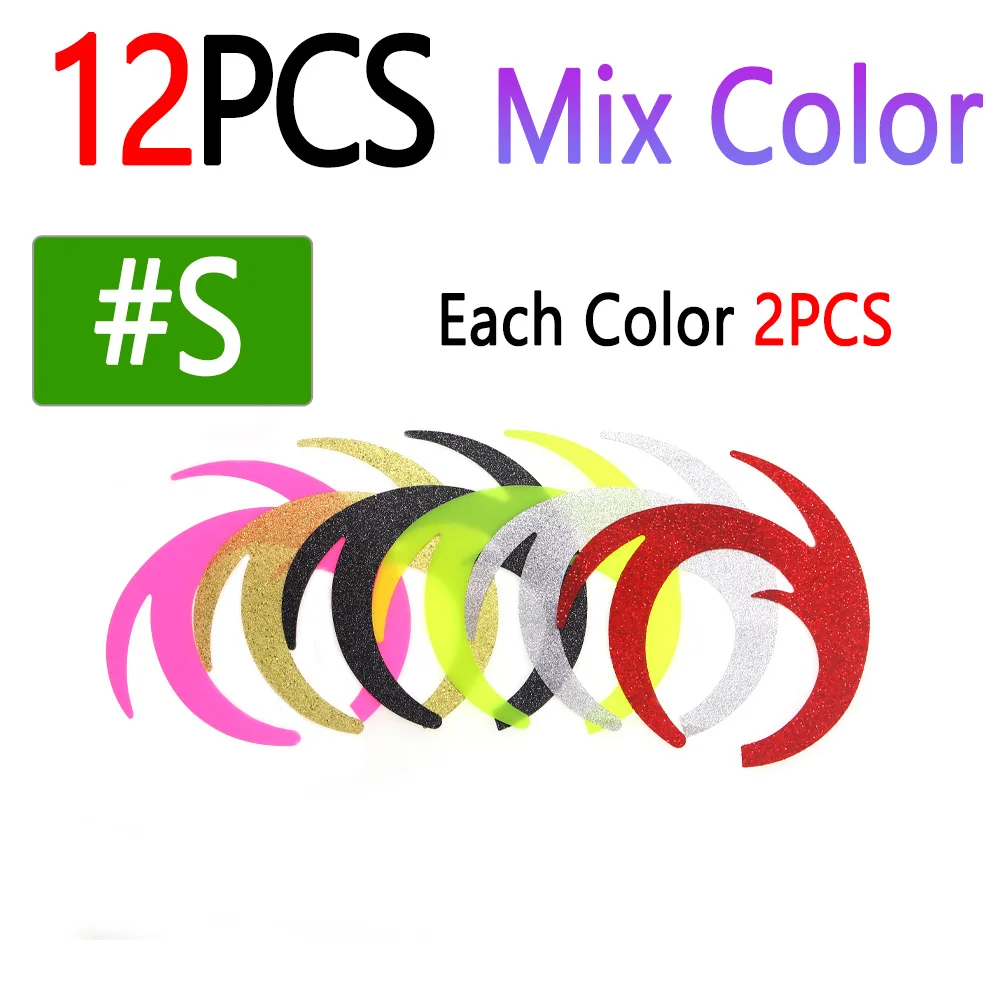 12pcs Mix Color S