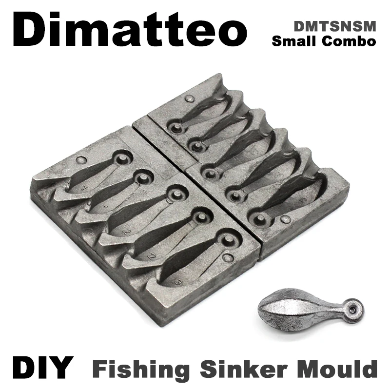 Molde plomo pargo Dimatteo DMTSNSM – 5 cavidades - imagen 2