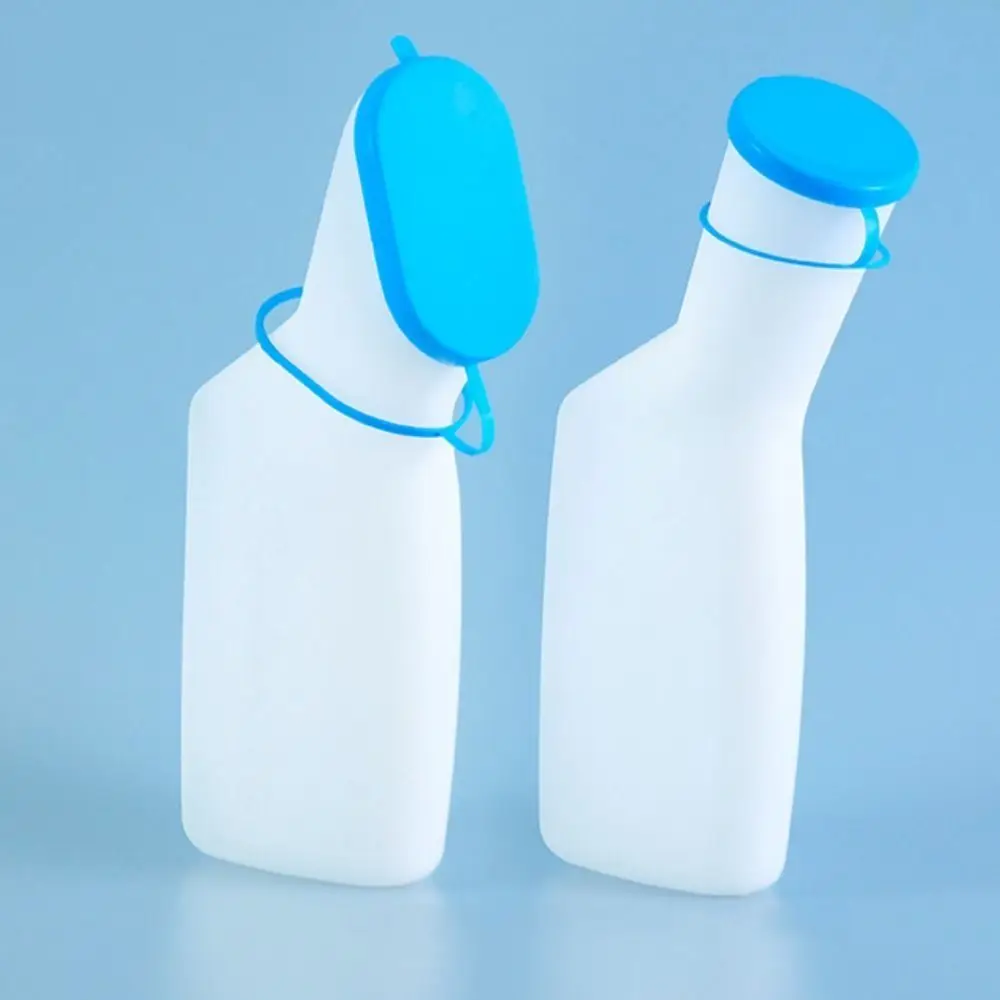 Urinario de 1000ml, botella para orinar con tapa de sellado, urinario para inodoro al aire libre, orinal, ayuda para el inodoro, diseño de mango, urinario móvil, inodoro de viaje - imagen 3