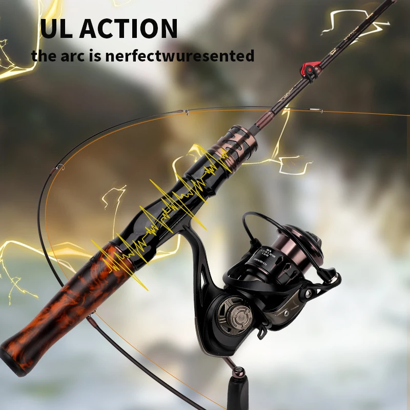 Caña de trucha UL Rollfish – Carbono de acción rápida - imagen 5