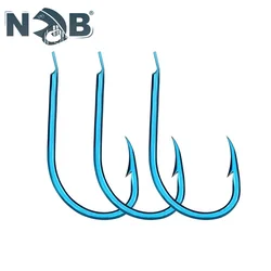 Anzuelos NGB de acero carbono para carpa – Punta afilada